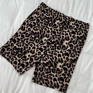 Leopard Maternity Shorts